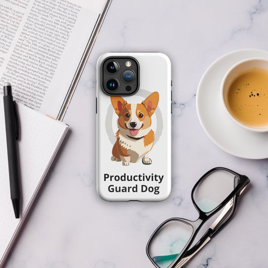Productivity Guard Corgi - Tough Case for iPhone®
